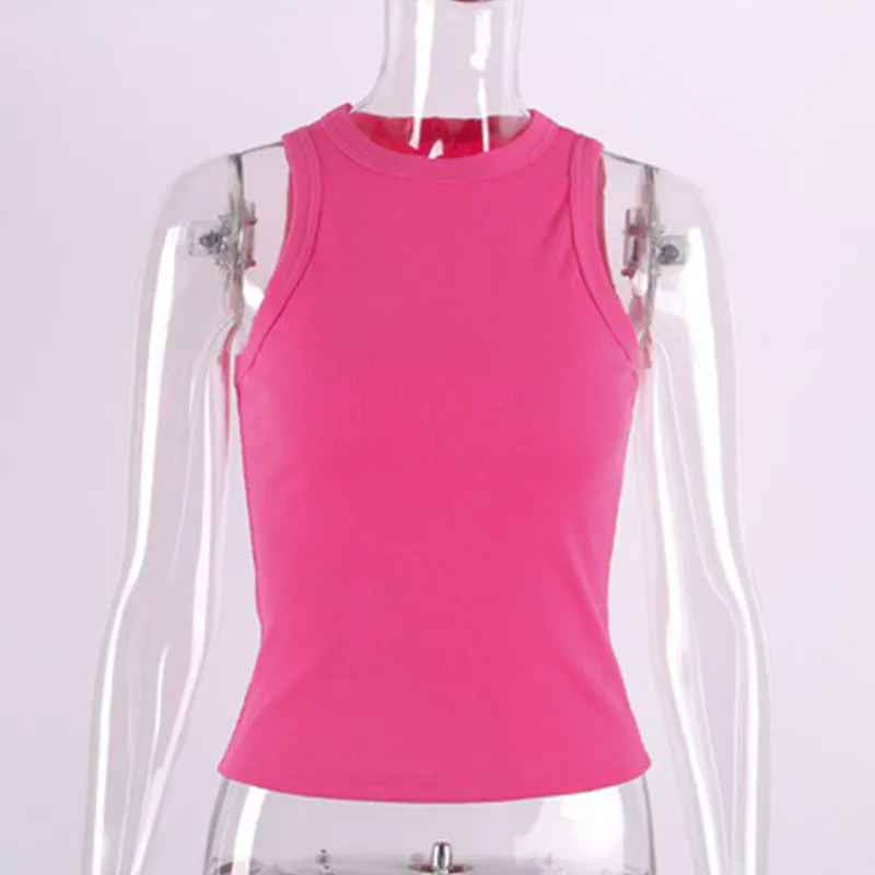 Churchf Churchf Summer New Slim Short Sexy Slim Vest