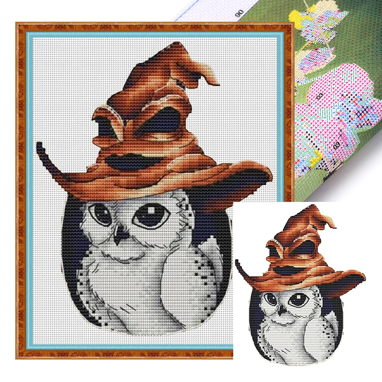 Harry Potter Owl (20*25cm) 18CT Stamped Cross Stitch gbfke