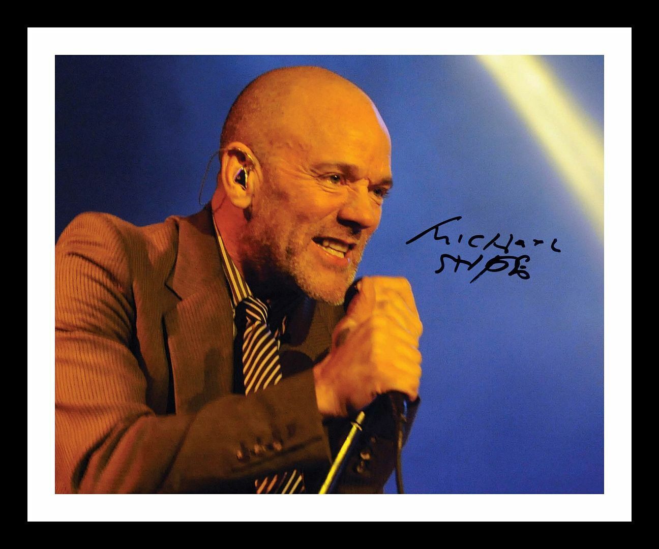 Michael Stipe - R.E.M. Autograph Signed & Framed Photo Poster painting