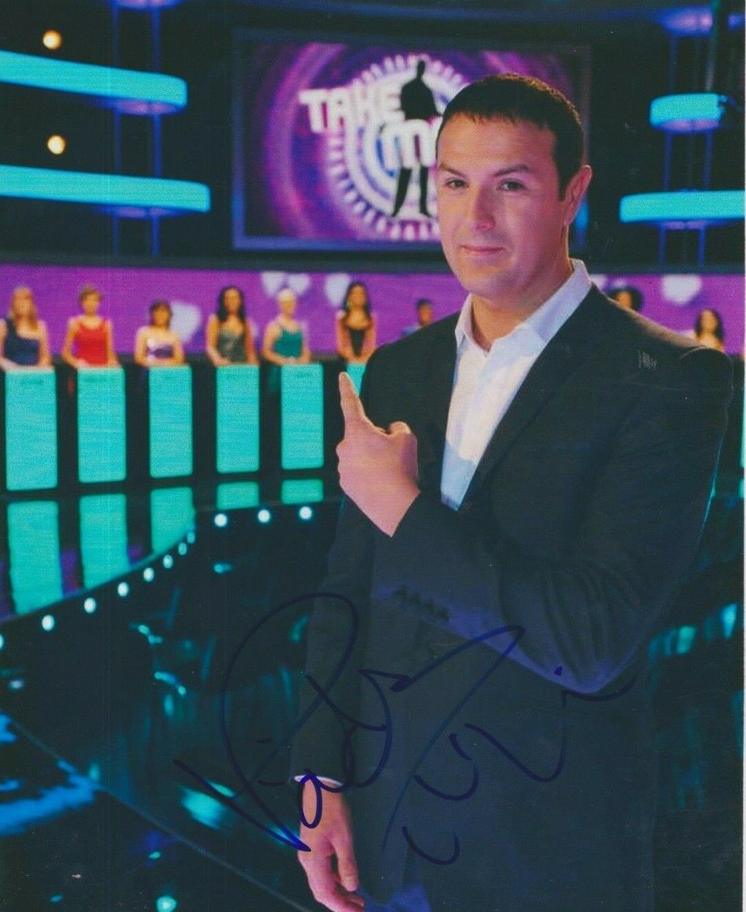 Paddy McGuinness **HAND SIGNED** 10x8 Photo Poster painting ~ Take Me Out ~ AUTOGRAPHED