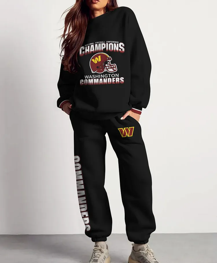 Washington Commanders 3D sweatsuit and sweatpants 2 piece outfits
