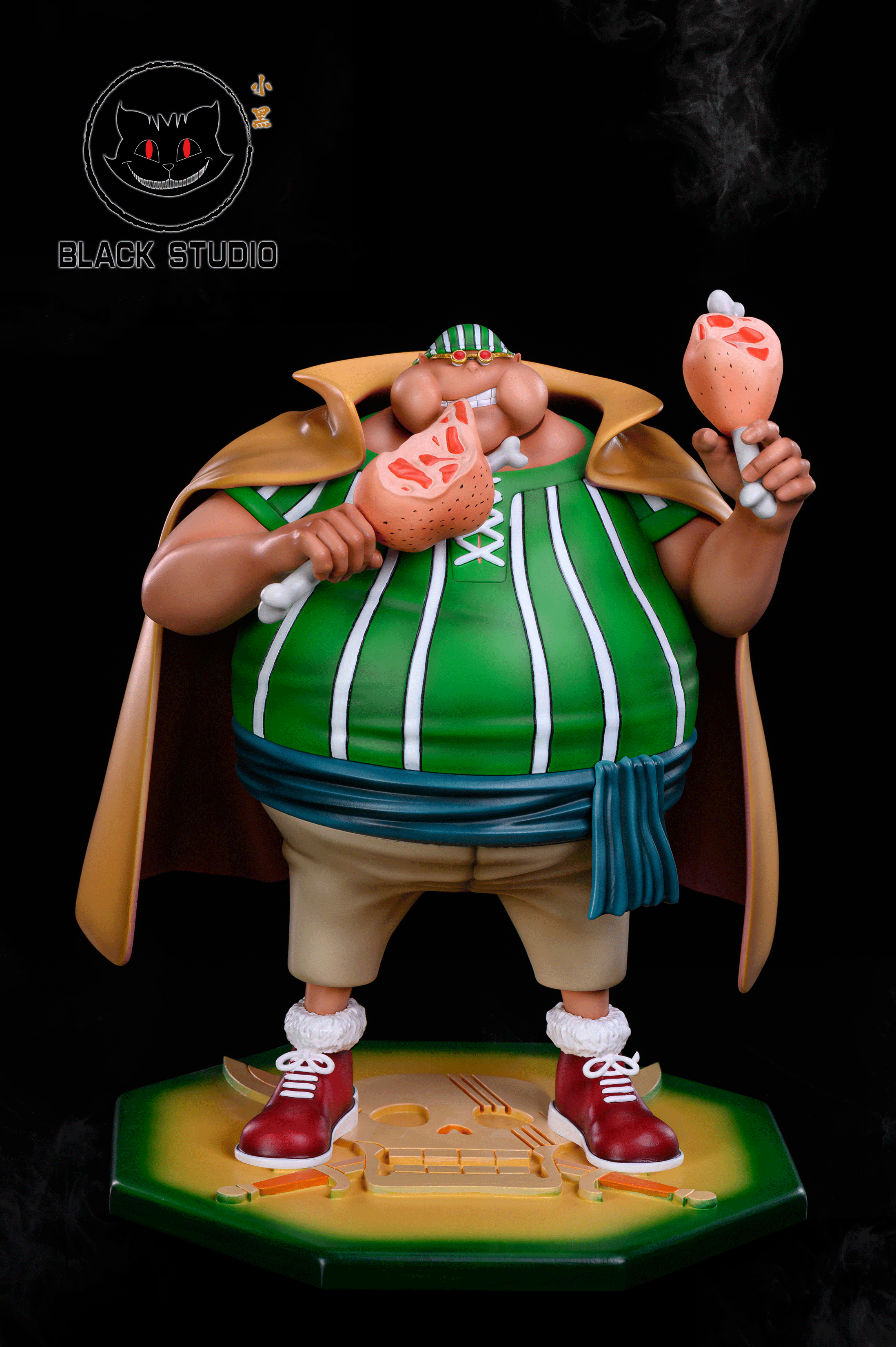 Red Hair Pirates Lucky Roux & Warrior Man - ONE PIECE Resin Statue