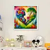 Four Seasons Loving Girl-11CT Stamped Cross Stitch 40*40cm/15.75*15.75in tapestrymarket