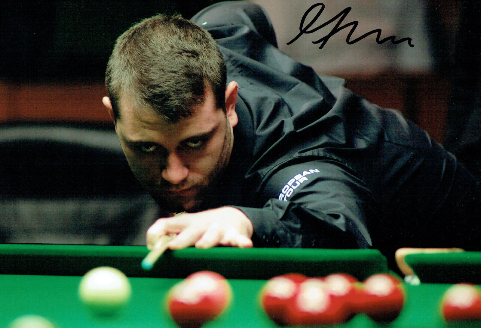 Mitchell MANN SIGNED Autograph 12x8 Photo Poster painting AFTAL COA Snooker Sheffield Crucible