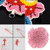 >SALE<1200x DIY Beads for Jewelry Making Crafts Embroidery Accessories (Pink)
