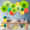 5 SETS Hawaii Vacation Non-woven Hanging Flags Party Decoration
