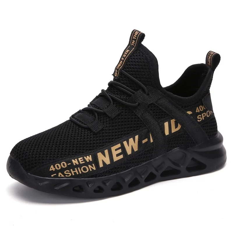 Fashion Kids Sport Shoes Boys Running Sneakers Breathable Soft Sole Children Casual Shoes Lightweight Girls Tenis Sneakers