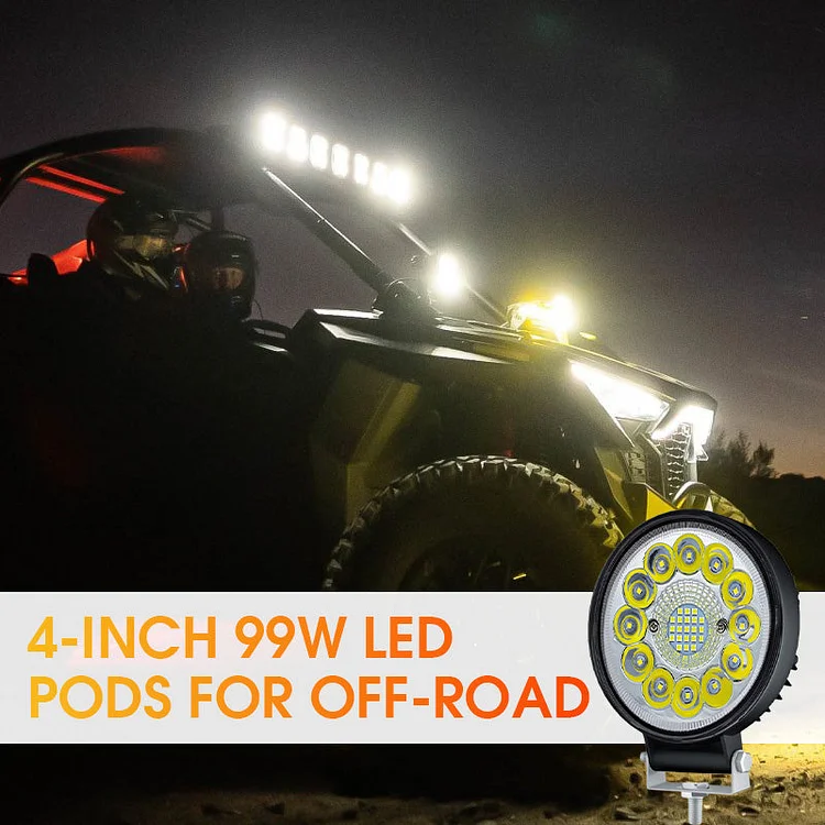 Luz LED 4 polegadas 99W para Off-Road
