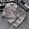 Kid Boy Baby Plaid Tracksuits 3 Pcs Sets