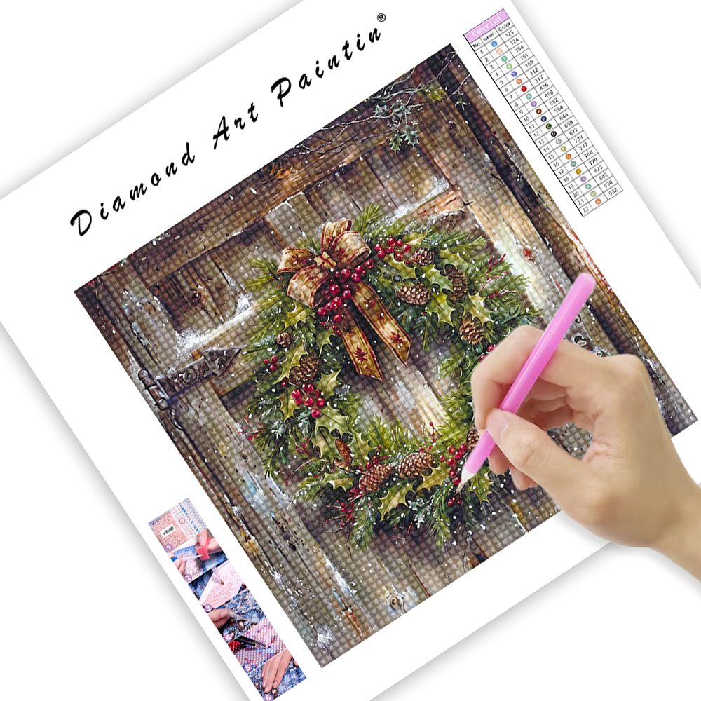 Christmas stocking  Diamond painting main image 1
