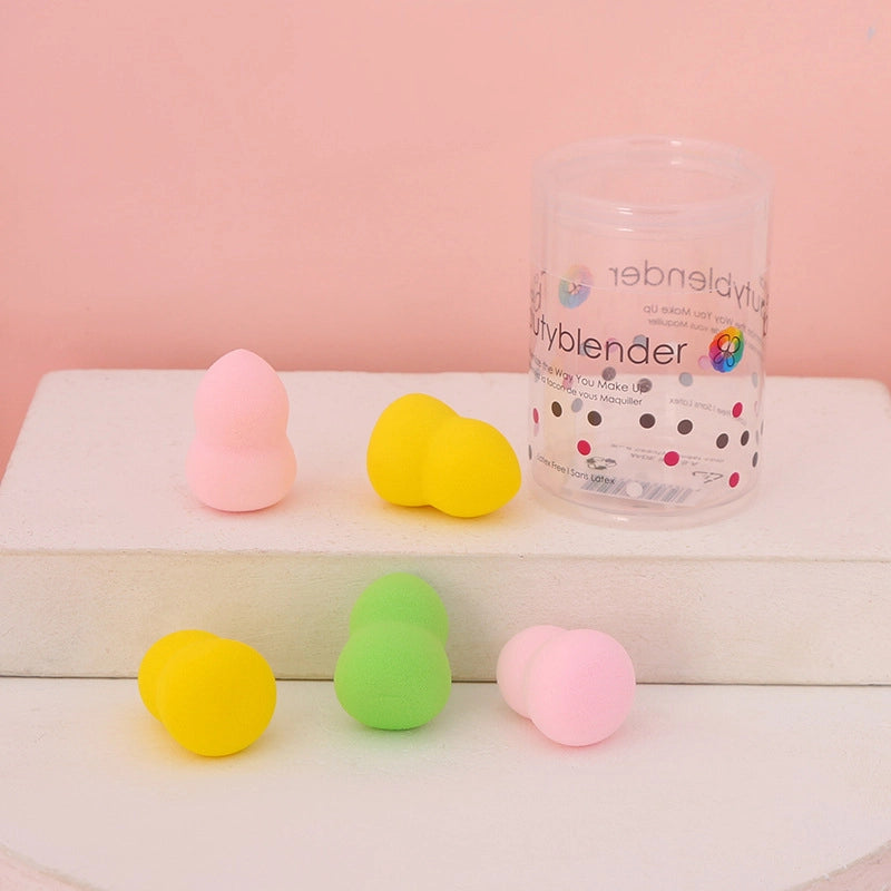 Casual Elegant Lady Multicolor Sponge Makeup Sponge 1 Set