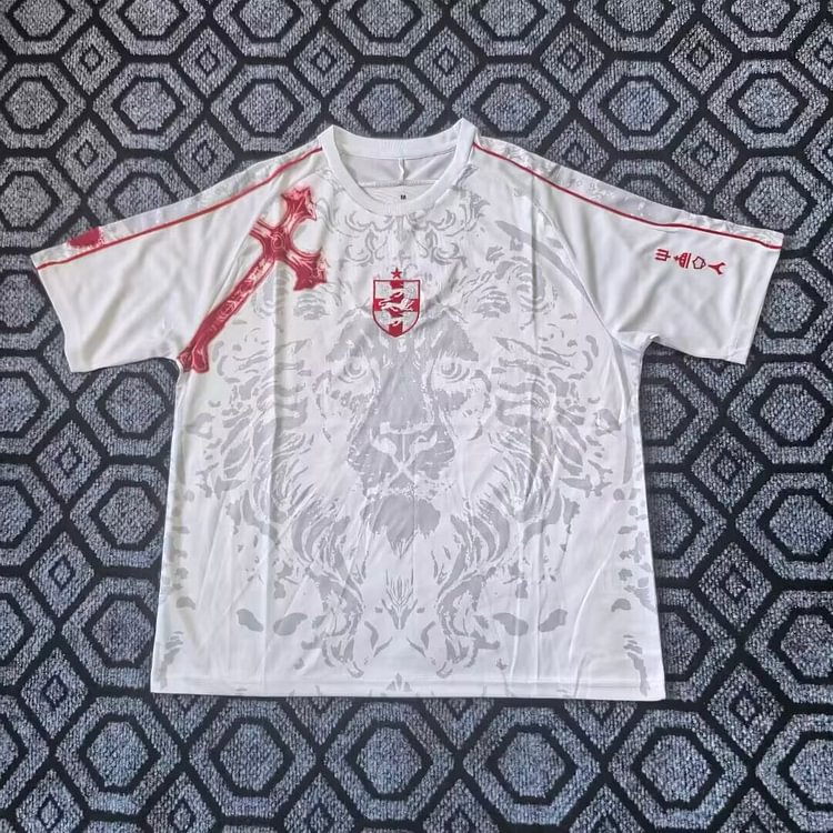 2025-26 England No. 7 Commemorative White Jersey - Fan Edition