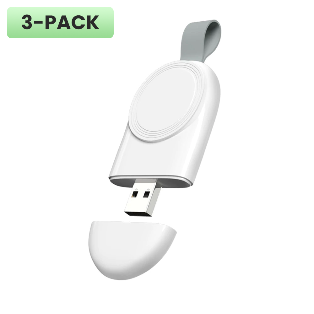 [3-PACK] TRVLPOD - Portable Apple Watch Charger