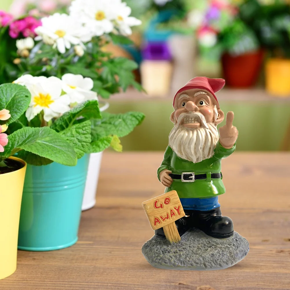 Garden Decorative Dwarf Model Resin Crafts Micro-Landscape Garden Statues