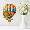 Diamond Painting Acrylic Flower Hot Air Balloon Hanging Pendant Kit