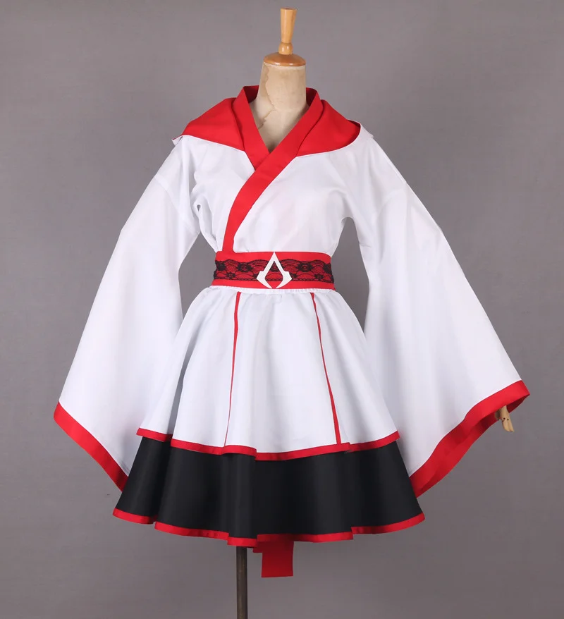 Assassin's Creed Connor Cosplay Costume Halloween Kimono Dress