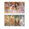 (Big Size)Goddess Of Seasons - 11CT Stamped Cross Stitch - 90*50cm