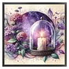 Candle-11CT Stamped Cross Stitch 45*45cm/17.72*17.72in