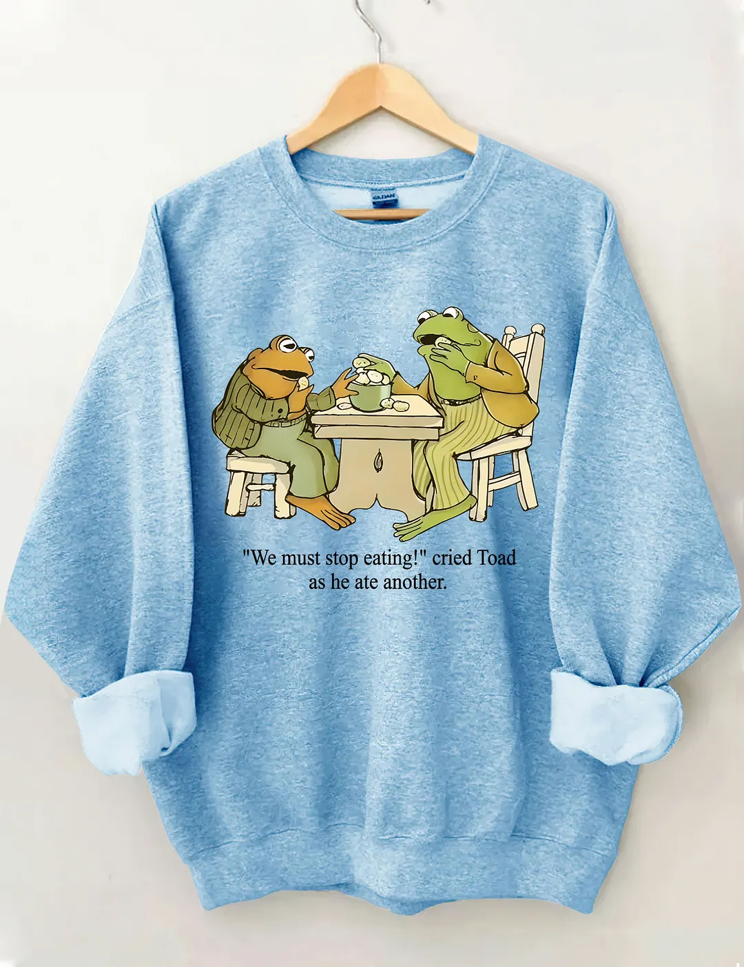 Frog And Toad We Must Stop Eating Sweatshirt