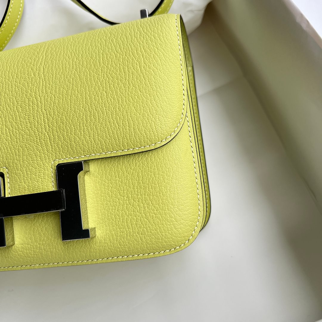 Constance 18CM Chevre goatskin 9RLime PHW