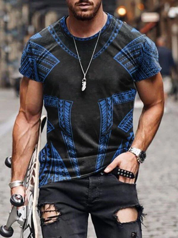 Fashion Printed Short Sleeve T-shirt