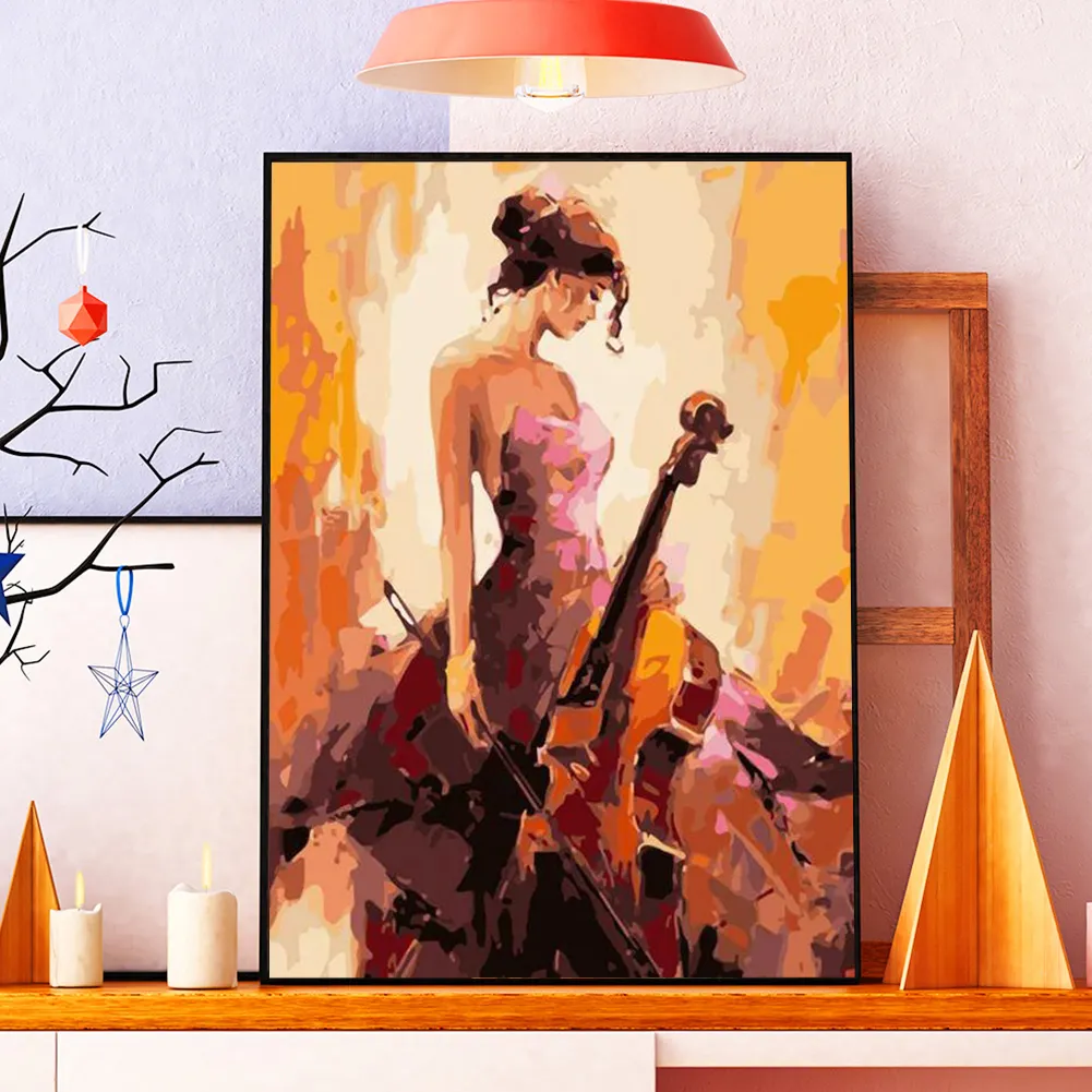 DIY Paint By Number 40*50cm - Violin Girl