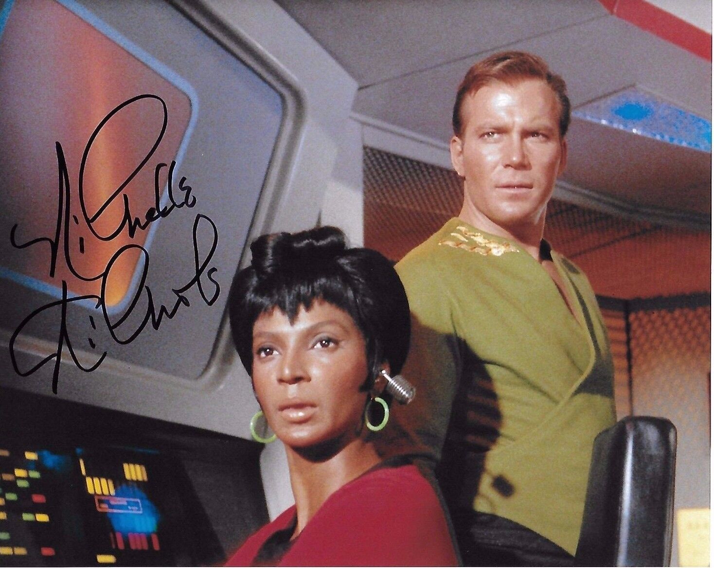 Nichelle Nichols Signed 8x10 Photo Poster painting - STAR TREK - ICONIC - RARE!!! H107