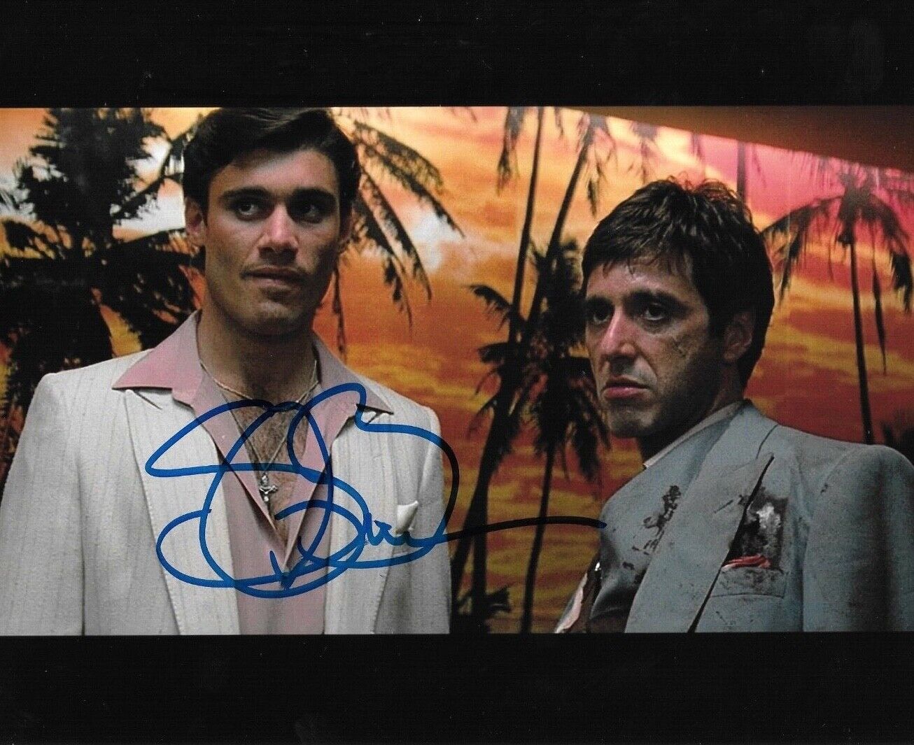 * STEVEN BAUER * signed 8x10 Photo Poster painting * SCARFACE MANNY * PROOF * COA * 36