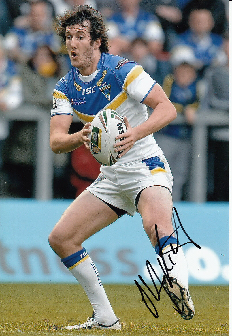 Warrington Wolves Hand Signed Stefan Ratchford 12x8 Photo Poster painting 1.