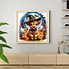 Halloween Highland Cattle-Full Round Diamond Painting 40*40CM