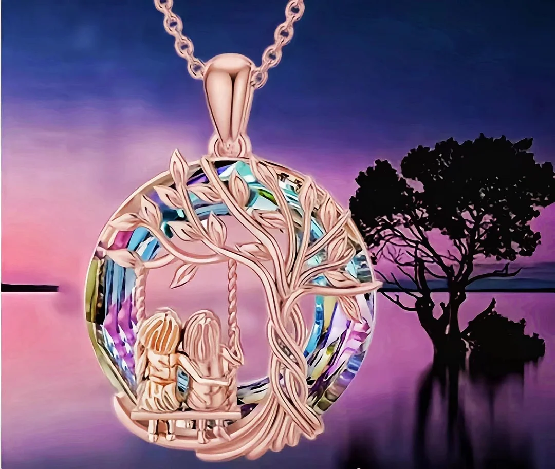 Last Day 49% OFF--🎁Tree of Life Sisters Necklace