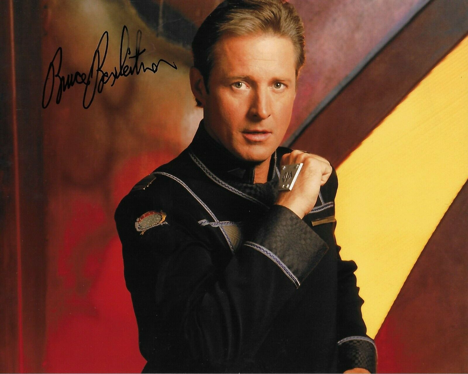 Bruce Boxleitner Babylon Original Autographed 8X10 Photo Poster painting #5