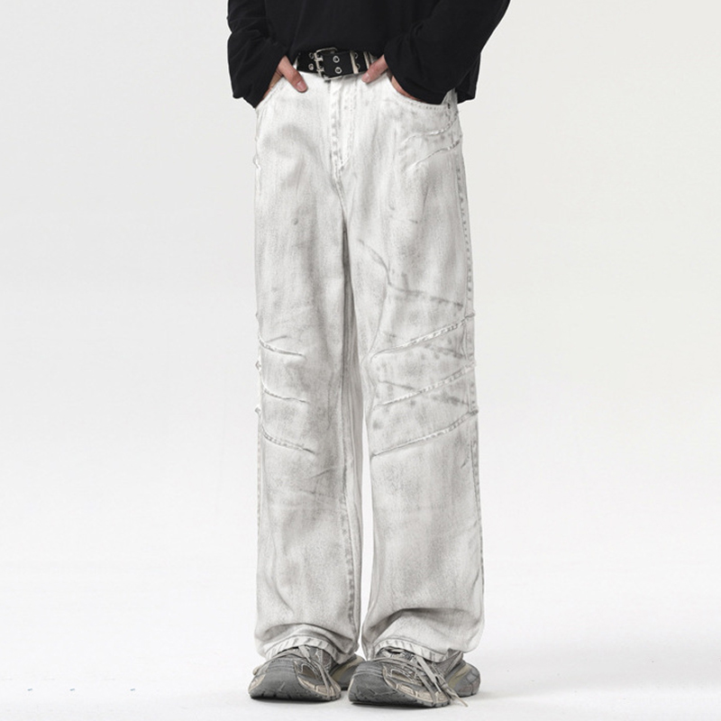 Men's Trendy Retro Wasteland Style Jeans - SOPULA
