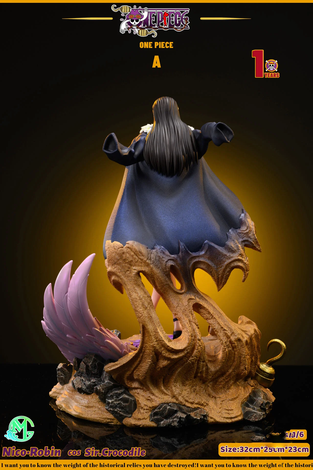 Cosplay Series 004 Nico Robin Cosplay Sir Crocodile - ONE PIECE Resin  Statue - GM Studios