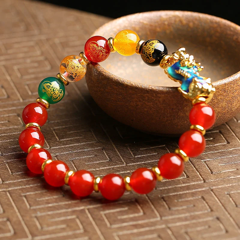 PiYao Citrine Agate Wealth Bracelet