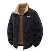 Men's New Fashion Warm Plush Thickened Jacket