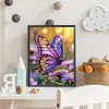 30x40cm papillon 5d bricolage full drill rond diamant peinture kit pour la d&eacute;coration int&eacute;rieure