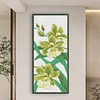 Bead Embroidery - Partial Printed 9CT Flower(17x42 CM)