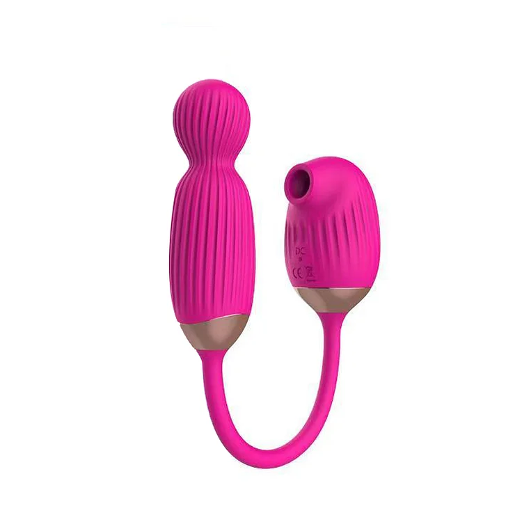 2 In 1 Vibratorsucking Clitoral Stimulator Rotation Dildos Vibrator For Women