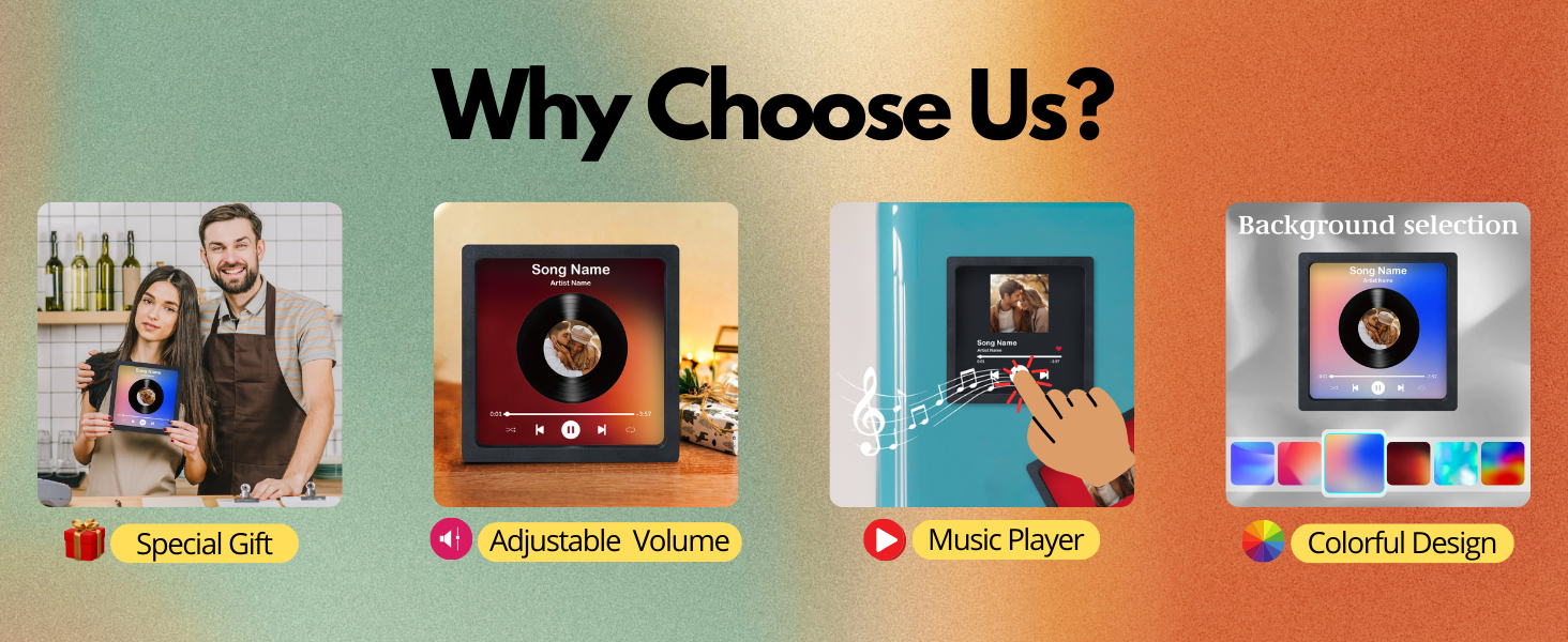 Why Choose Custom Music Album Fridge Magnets with Photo, Personalized Refrigerator Magnet
