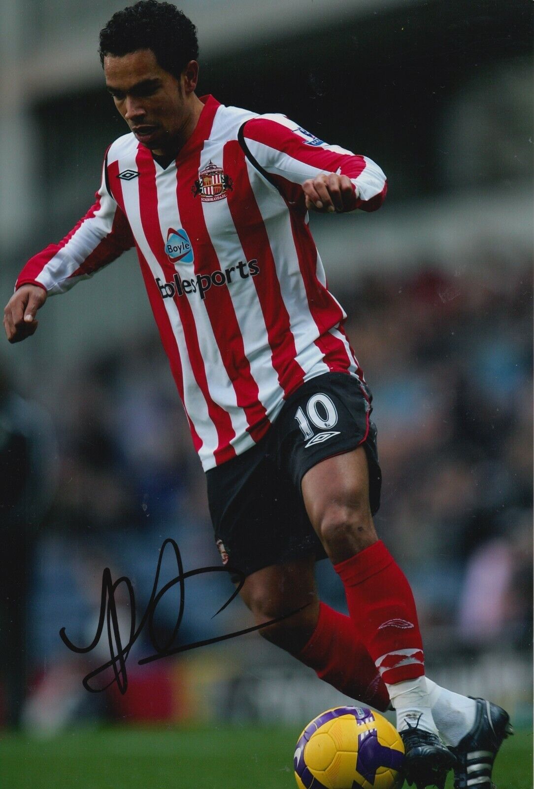 Kieran Richardson Hand Signed 12x8 Photo Poster painting - Sunderland Football Autograph.