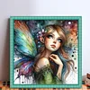 Butterfly Fairy-11CT Stamped Cross Stitch 50*50cm/19.69*19.69in tapestrymarket