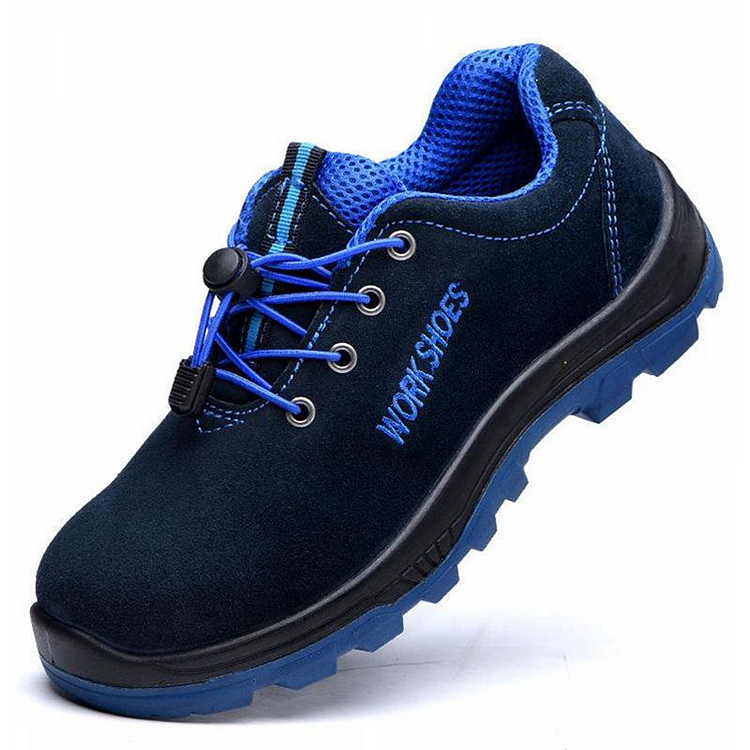 Sporty Puncture Resistant Safety Shoes Protection Shoes with Embroidery