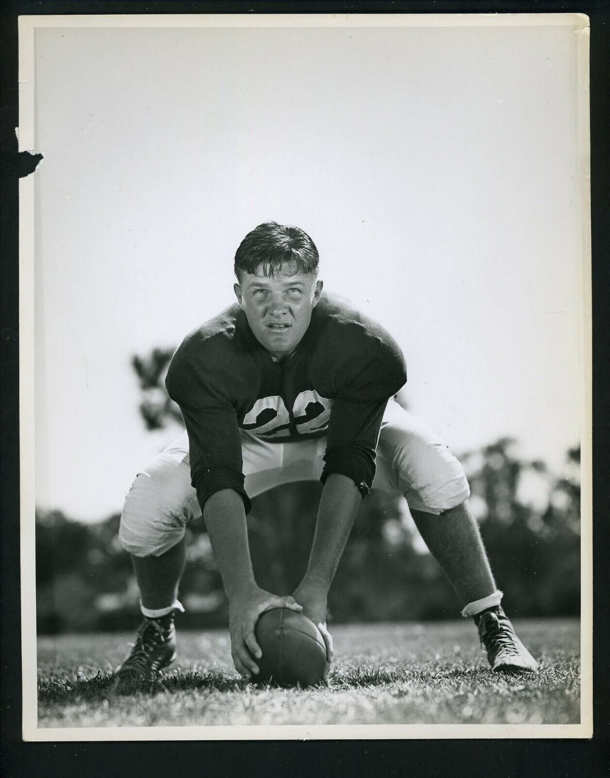 Joel Williams 1948 Type 1 Press Photo Poster painting San Francisco 49ers