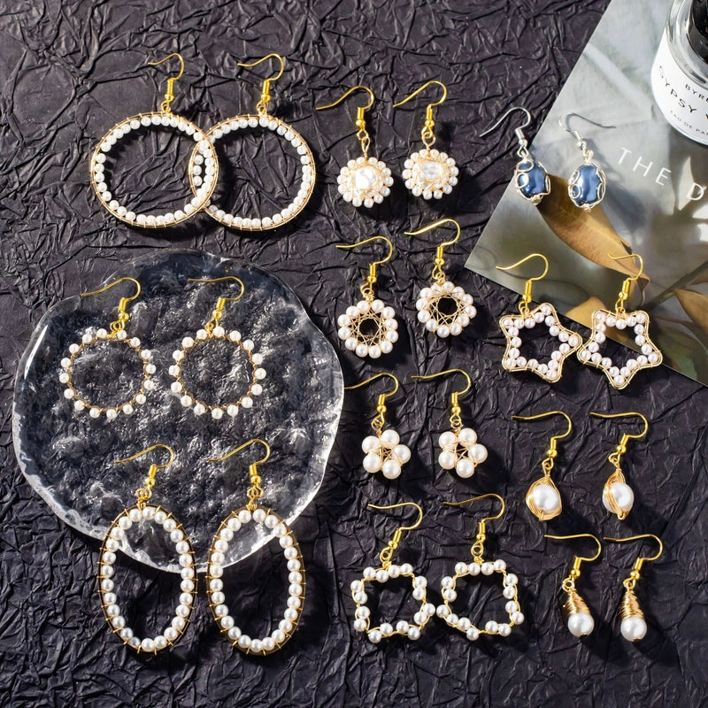 10 PCS/Package Copper Geometric Pendant Jewelry Accessories