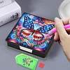 Unabh&auml;ngigkeitstag Schmetterling Leder Memo Pad Halter - 5d DIY Handwerk Aufbewahrungsbox
