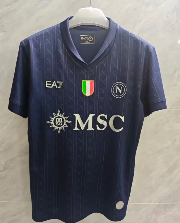 2025-26 Napoli Champions League Second Away Jersey - Fan Edition