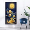 Diamond Painting -DIY Round Drill Bright Moon on The Lake(70*40 CM)