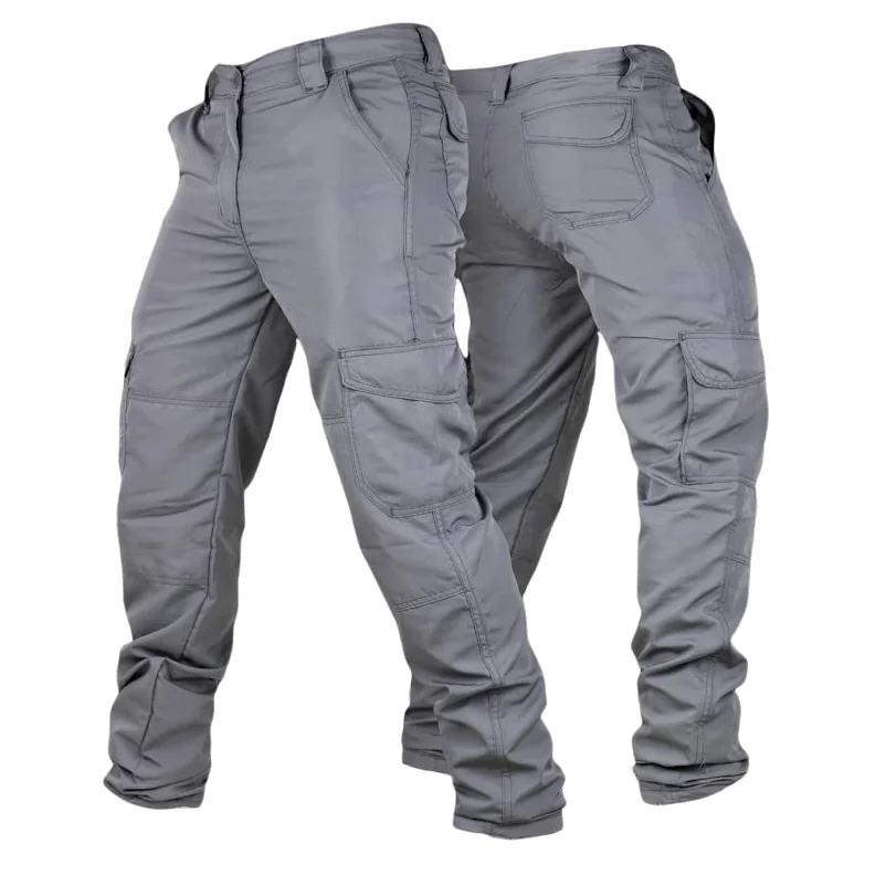 Men's Cotton Multi-pocket Casual Trousers