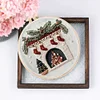 Christmas Fireplace-Embroidery Kit